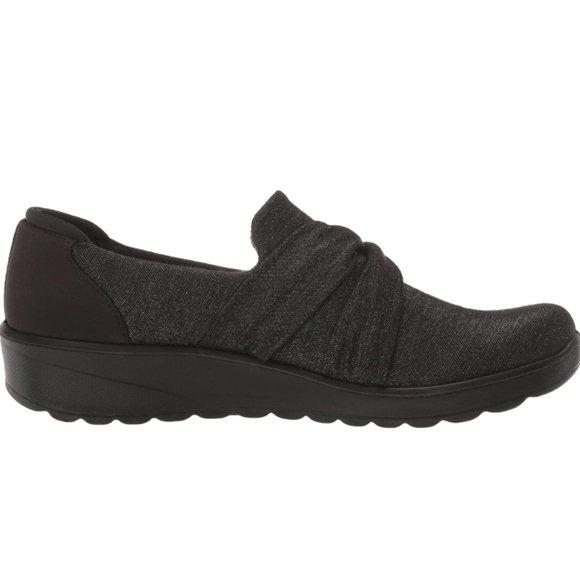 Women’s Bzees Glimmer Washable Slip-On Shoes - Black - Size 8 W NWOB - Picture 2 of 10